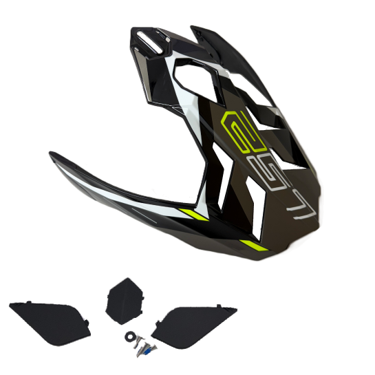 パーツスライド画像: ピークバイザー